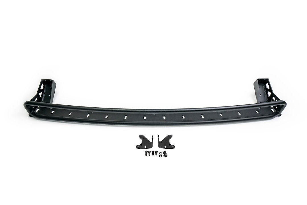 DV8 Offroad Light Bar Mounting Kit, Curved Light Bracket for Twelve 3-INCH Pod Lights, Powder Coated, Black Steel – LBBR-03