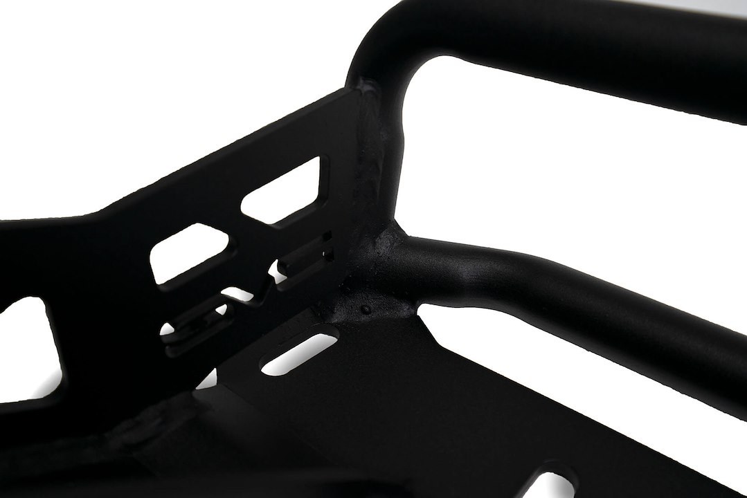 DV8 Offroad Light Bar Mounting Kit, Curved Light Bracket for Twelve 3-INCH Pod Lights, Powder Coated, Black Steel – LBBR-03
