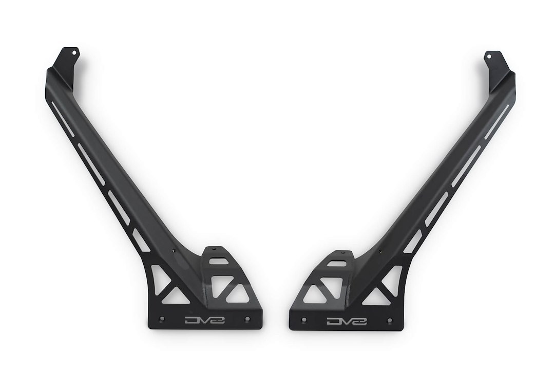 DV8 Offroad Light Bar Mounting Kit, Above Windshield Mount, For Use with LBJL-11, Mounts One 50 Inch LED Light Bar, Powder Coated – LBJL-10