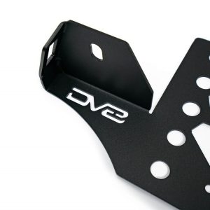 DV8 Offroad License Plate Bracket, License Plate Mounting Bracket, With Built IN Dual 3 Innch Light Pod Mounts, With Side Bottle Opener – LPBM-03