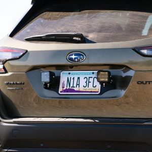 DV8 Offroad License Plate Bracket, License Plate Mounting Bracket, With Built IN Dual 3 Innch Light Pod Mounts, With Side Bottle Opener – LPBM-03