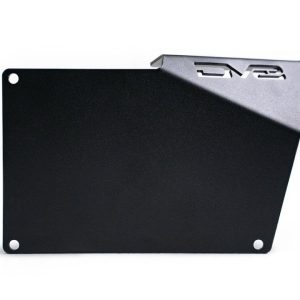 DV8 Offroad License Plate Relocation Kit, Relocates License Plate to Driver’s Side of Front Bumper, Powder Coated, Black, Steel – LPBR-02