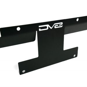 DV8 Offroad License Plate Relocation Kit, Relocates License Plate to Driver’s Side of Front Bumper, Powder Coated, Black, Steel – LPBR-02