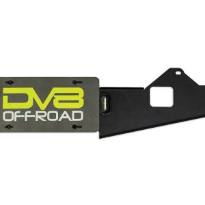 DV8 Offroad License Plate Relocation Kit, Relocates License Plate to Tailgate, Mounts to OEM Tire Carrier – LPBR-03