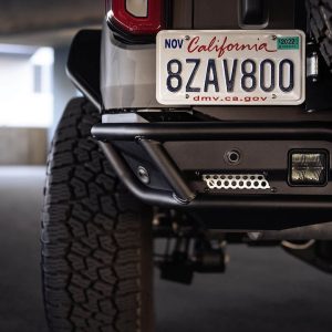 DV8 Offroad License Plate Relocation Kit, Relocates License Plate to Tailgate, Mounts to OEM Tire Carrier – LPBR-03