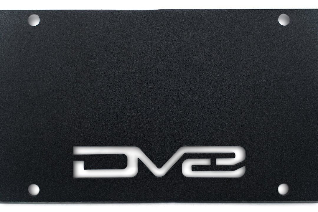 DV8 Offroad License Plate Bracket, License Plate Mounting Bracket, Relocates License Plate Below the Grille – LPBR-04