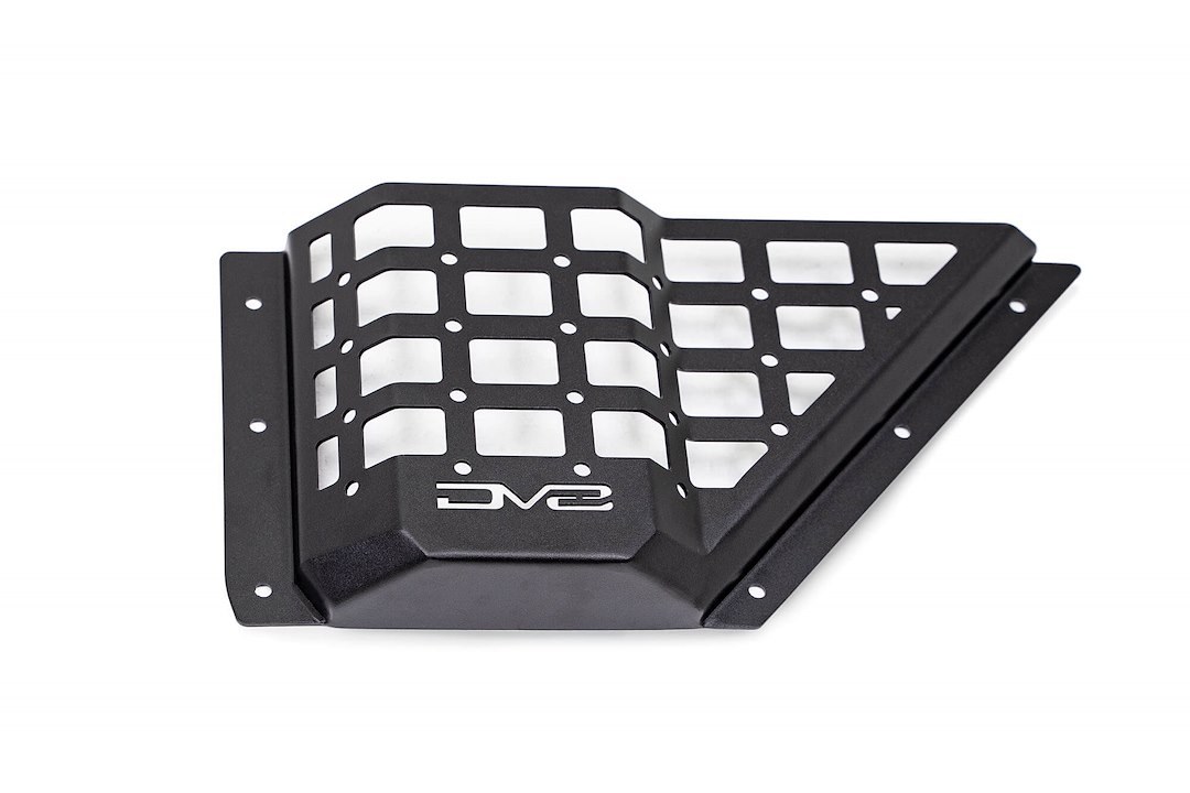 DV8 Offroad Door Panel, Competition Series, Molle Style, Powder Coated, Black, Steel, Set of 2 – MPBR-05