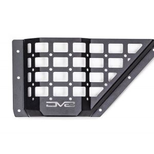 DV8 Offroad Door Panel, Competition Series, Molle Style, Powder Coated, Black, Steel, Set of 2 – MPBR-05