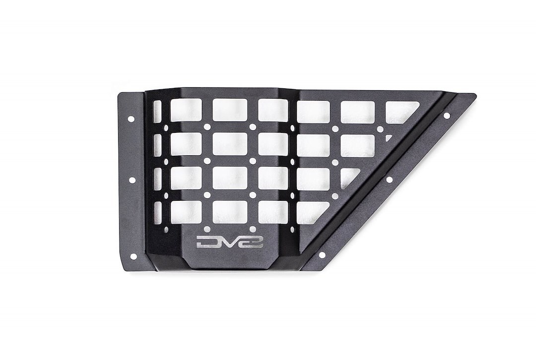 DV8 Offroad Door Panel, Competition Series, Molle Style, Powder Coated, Black, Steel, Set of 2 – MPBR-05