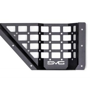 DV8 Offroad Door Panel, Competition Series, Molle Style, Powder Coated, Black, Steel, Set of 2 – MPBR-05