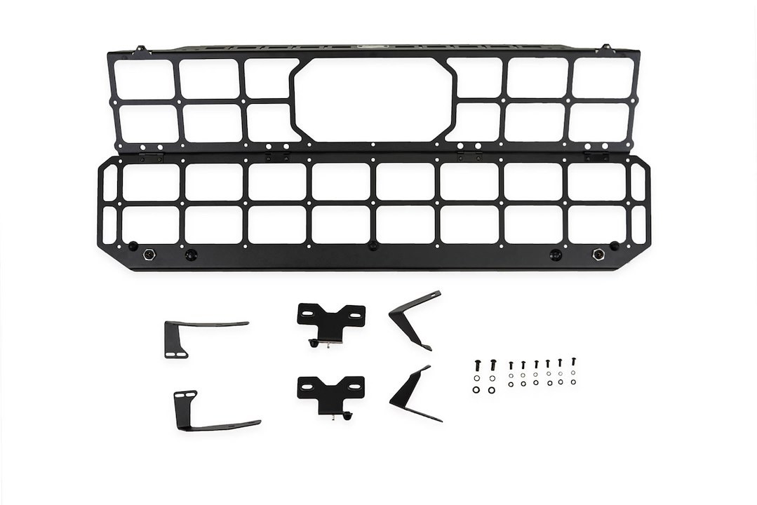 DV8 Offroad Pet Barrier, Flip-Up Design, Bolt-On, With Push Button Lock, Powder Coated, Black, Steel – MPBR-10