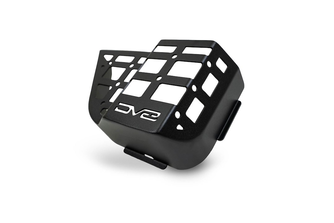 DV8 Offroad Molle Cargo Panel, Standard Width Design, Front Door Panel Mount, With Bottle Holder, Snap-IN, Powder Coated, Black, Steel – MPJK-05
