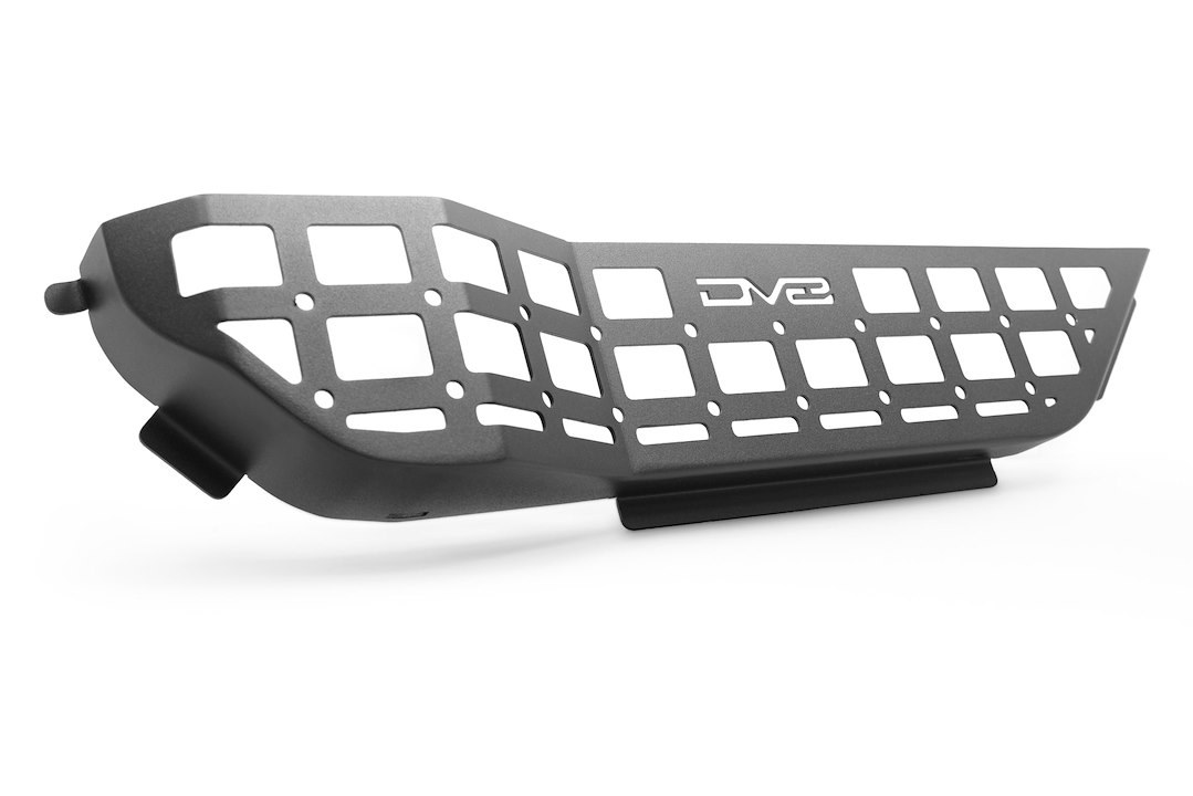 DV8 Offroad Molle Cargo Panel, Front Door Panel Mount, Bolt-On, Powder Coated, Black, Steel – MPJL-05