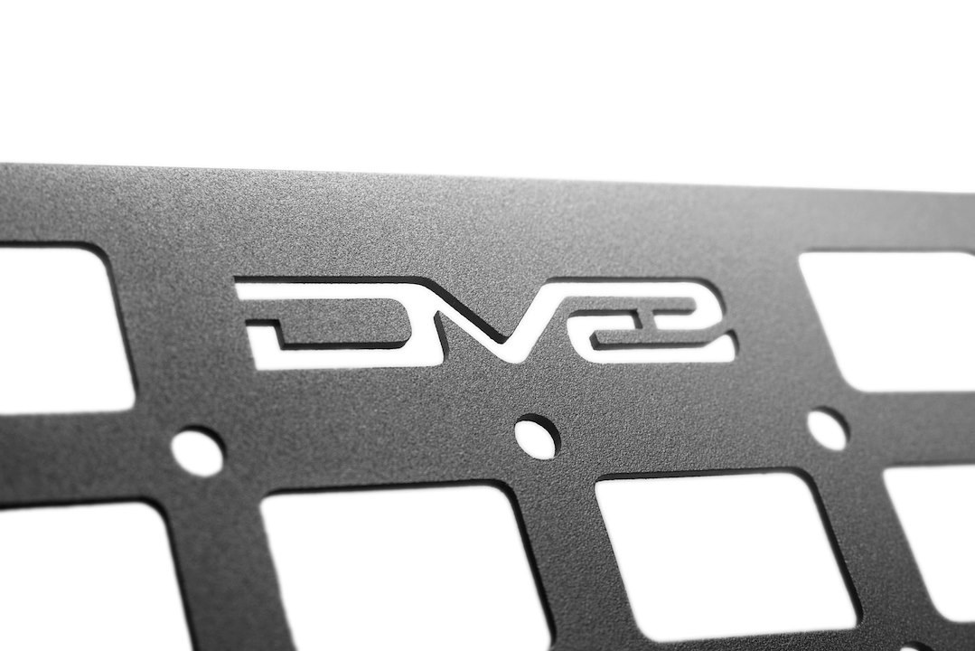 DV8 Offroad Molle Cargo Panel, Front Door Panel Mount, Bolt-On, Powder Coated, Black, Steel – MPJL-05
