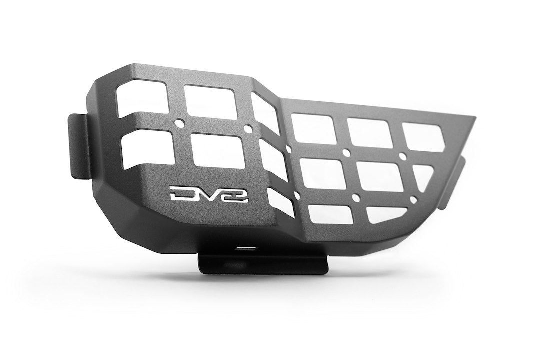DV8 Offroad Molle Cargo Panel, Rear Door Panel Mount, Bolt-On, Powder Coated, Black, Steel – MPJL-06