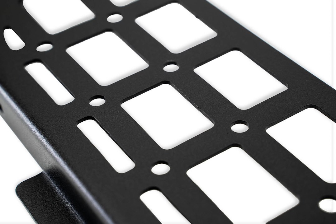 DV8 Offroad Molle Cargo Panel, Front Door Mount, Slim Design, Snap-IN Design, Powder Coated, Black, Steel, Set of 2 – MPJL-07