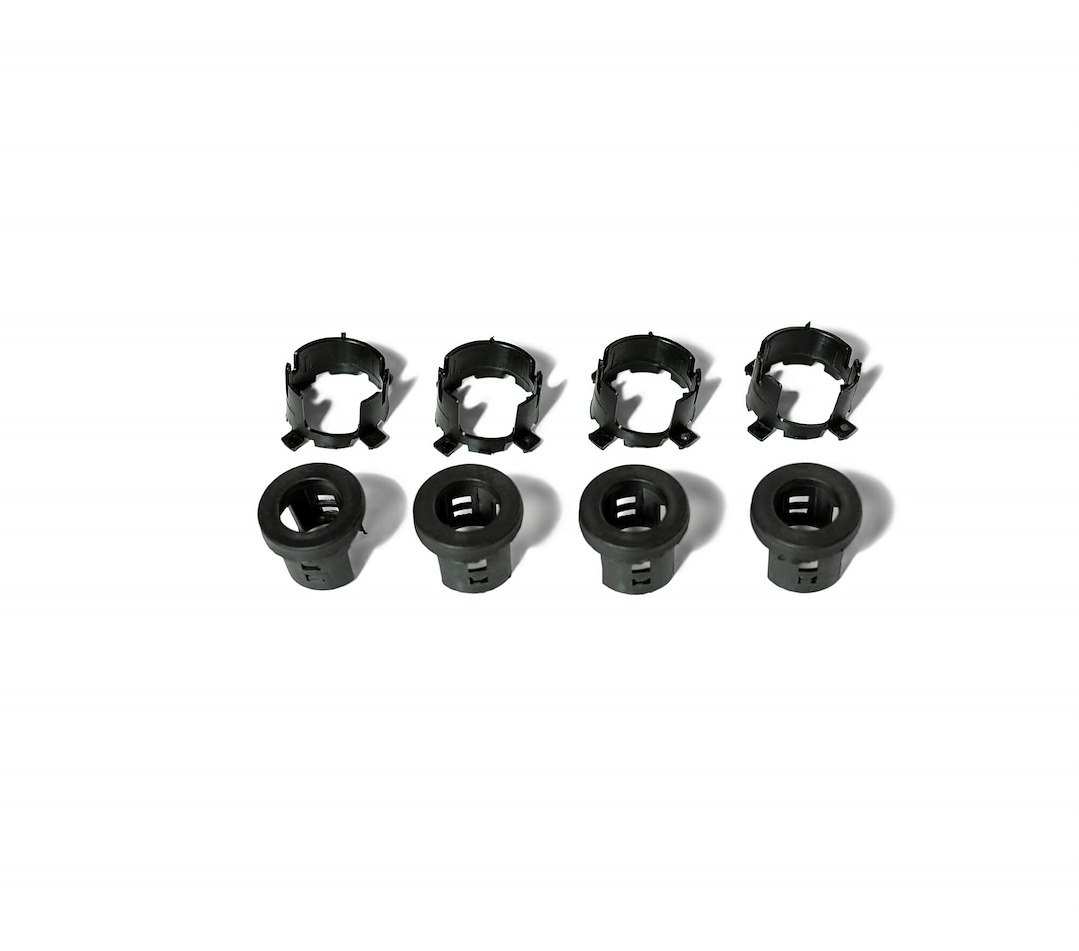 DV8 Offroad Parking Aid Sensor Trim, For Use with Mopar Sensors, Textured, Black, Plastic, Set of 4 – MPRSNSR-01