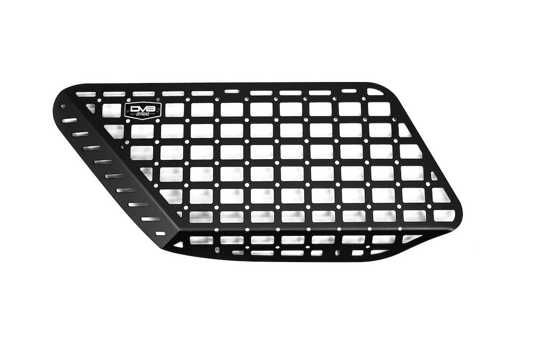 DV8 Offroad Molle Cargo Panel, Rear Side Windows, Powder Coated, Black, Steel, Set of 2 – MPTF3-02