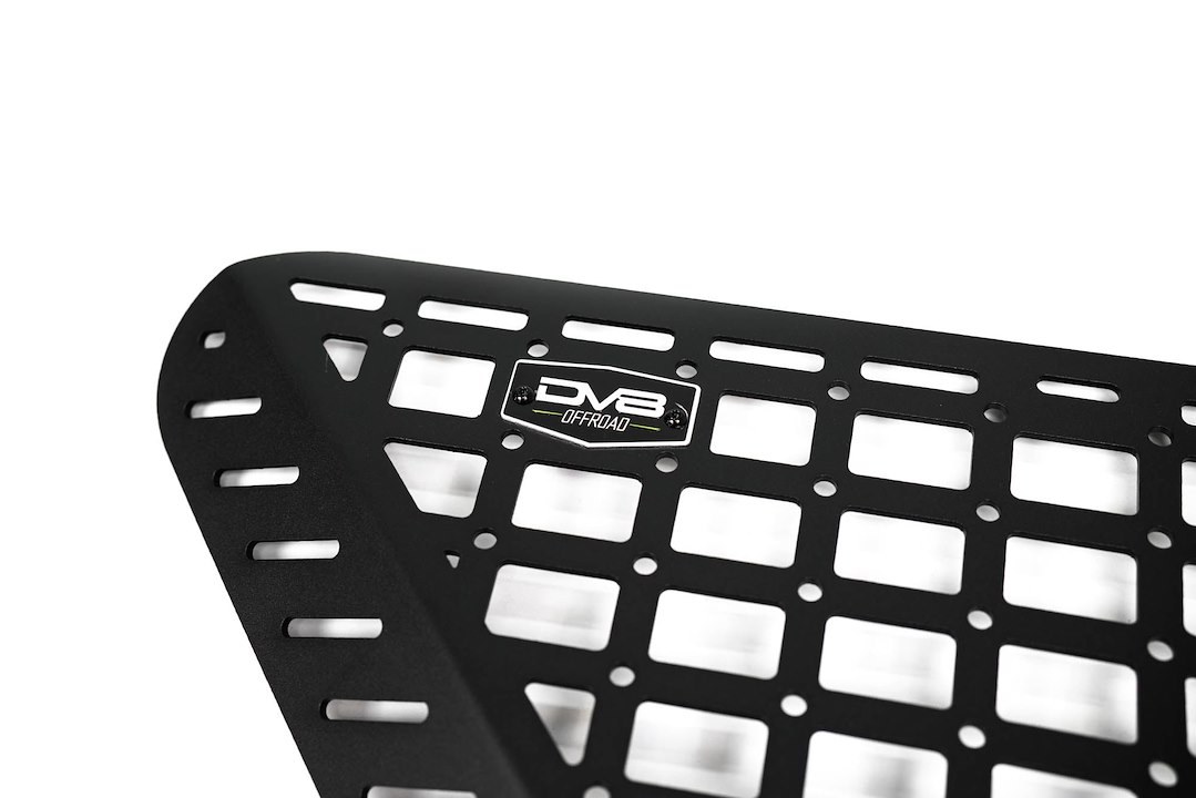 DV8 Offroad Molle Cargo Panel, Rear Side Windows, Powder Coated, Black, Steel, Set of 2 – MPTF3-02