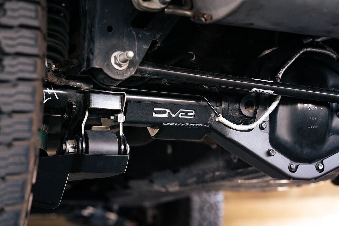 DV8 Offroad Skid Plate, Rear Differential, Powder Coated, Black, Steel – SPBR-03