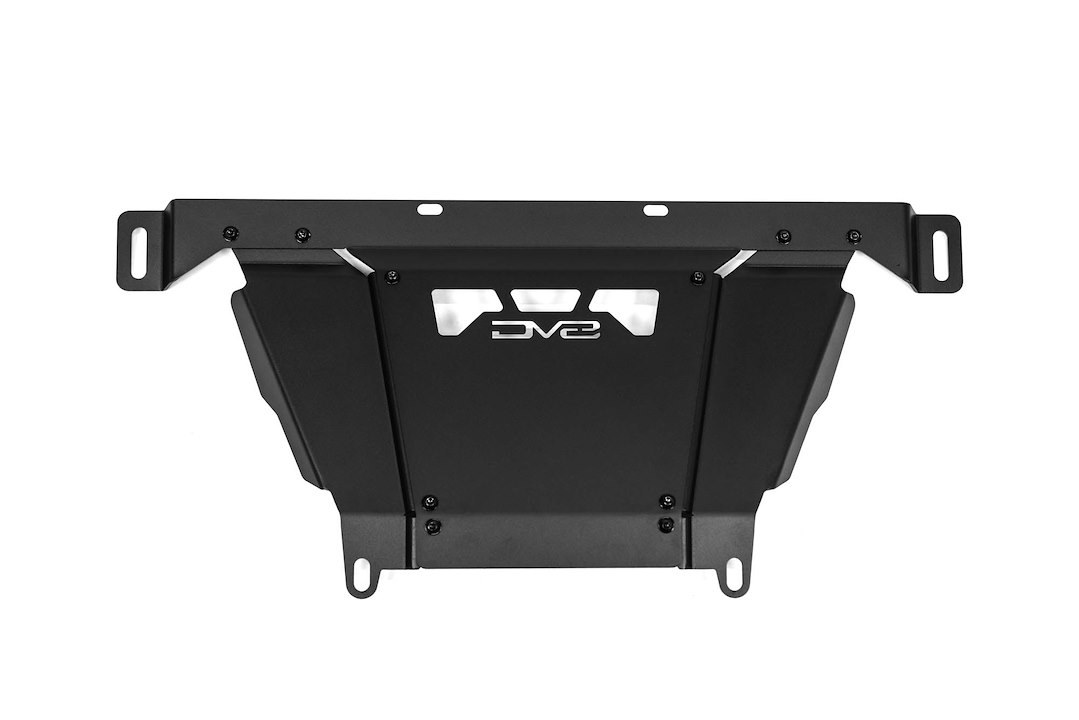 DV8 Offroad Skid Plate, Bottom of Engine and Intercooler, Powder Coated, Black, Steel – SPTL4-02