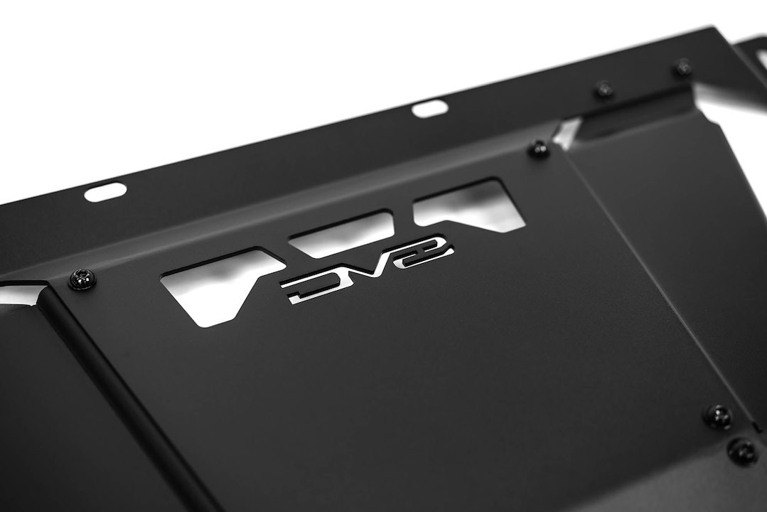 DV8 Offroad Skid Plate, Bottom of Engine and Intercooler, Powder Coated, Black, Steel – SPTL4-02