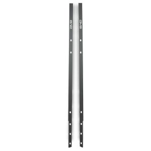 DV8 Offroad Rocker Panel Guard, Bolt-On, Covers Pinch Welds, Powder Coated, Black, Steel – SRBR-06