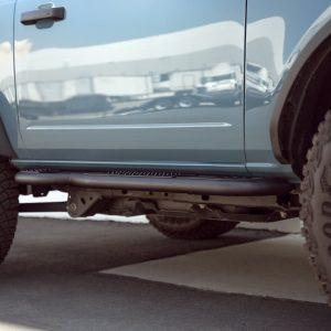 DV8 Offroad Rocker Panel Guard, Bolt-On, Covers Pinch Welds, Powder Coated, Black, Steel – SRBR-06