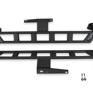 DV8 Offroad Rocker Panel Guard, Frame Mount, Bolt-On, Without Step, Powder Coated, Black, Steel – SRBR-07