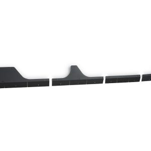 DV8 Offroad Rocker Panel Guard, Rock Skins, Body and Frame Mount, Flush Style, Powder Coated, Black, Steel – SRGL-09