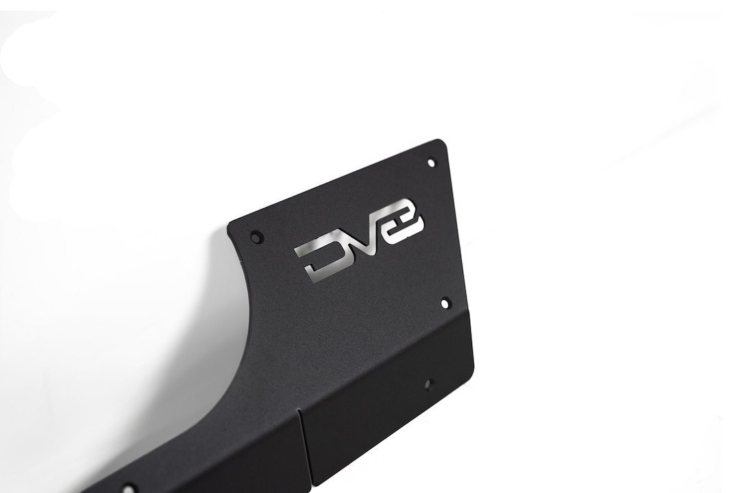 DV8 Offroad Rocker Panel Guard, Rock Skins, Body and Frame Mount, Flush Style, Powder Coated, Black, Steel – SRGL-09