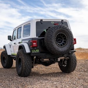 DV8 Offroad Backup Camera System Mounting Kit, For Use with DV8 Spare Tire Carrier and 35 Inch Tires, Powder Coated, Black, Steel – TCJL-EXT