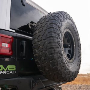 DV8 Offroad Backup Camera System Mounting Kit, For Use with DV8 Spare Tire Carrier and 35 Inch Tires, Powder Coated, Black, Steel – TCJL-EXT