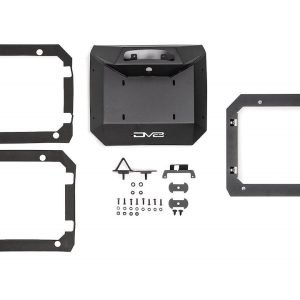 DV8 Offroad License Plate Relocation Kit, Relocates License Plate to OEM Spare Tire Location Once Removed – TSBR-01