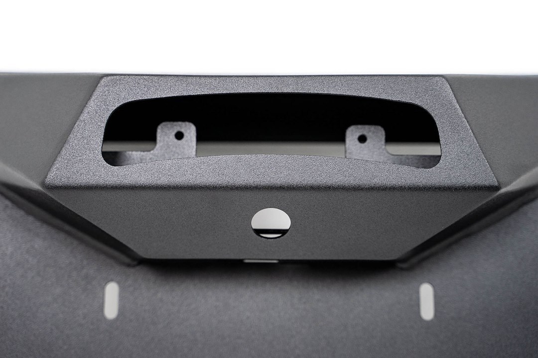 DV8 Offroad License Plate Relocation Kit, Relocates License Plate to OEM Spare Tire Location Once Removed – TSBR-01