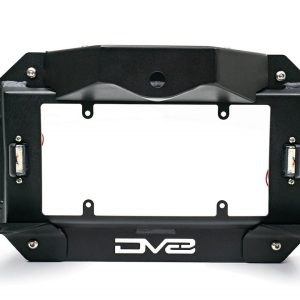 DV8 Offroad License Plate Relocation Kit, Relocates License Plate to OEM Spare Tire Location Once Removed, With License Plate Light – TSJL-03