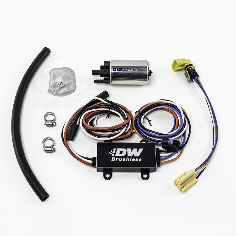 Deatschwerks Fuel Pump Electric, Dw 440 Brushless, 13.5 Volt IN-Tank, Methanol/ Ethanol/ Race Gas/ Pump Gas – 9-441-C101-0900