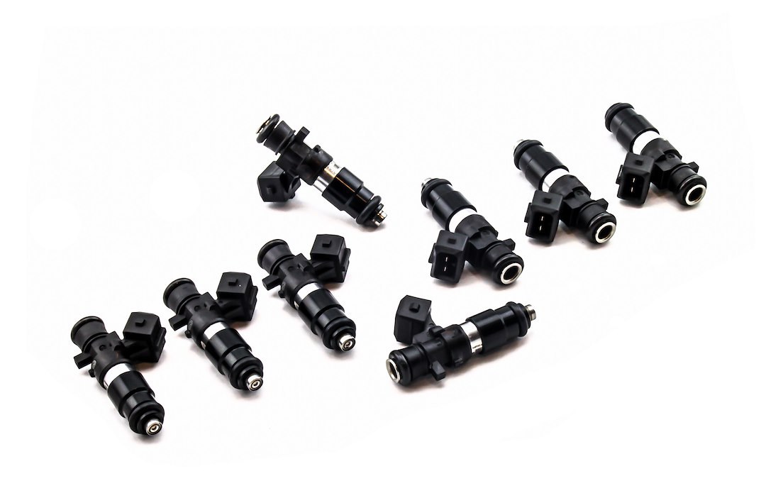 Deatschwerks Fuel Injector, 1200 Cc/Min Flow Rate, Minitimer Extended Nozzle, Set of 8 – 16MX-21-1200-8