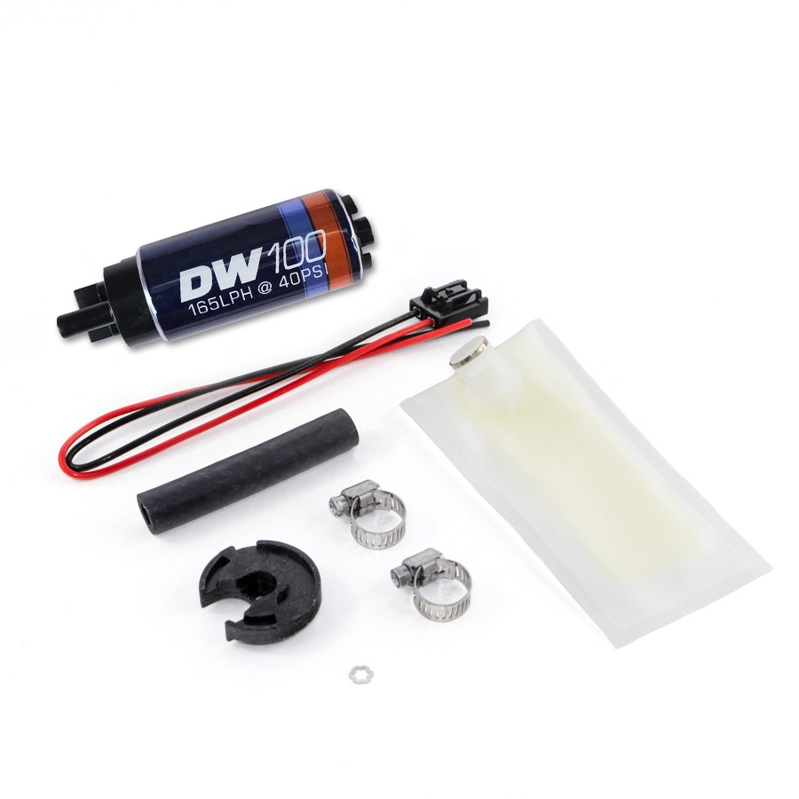 Deatschwerks Fuel Pump Electric, DW100 Series, 13.5 Volt IN-Tank, Ethanol Based Fuels, 100 PSI Maximum Pressure, 165 Lph Flow Rate – 9-101-0848