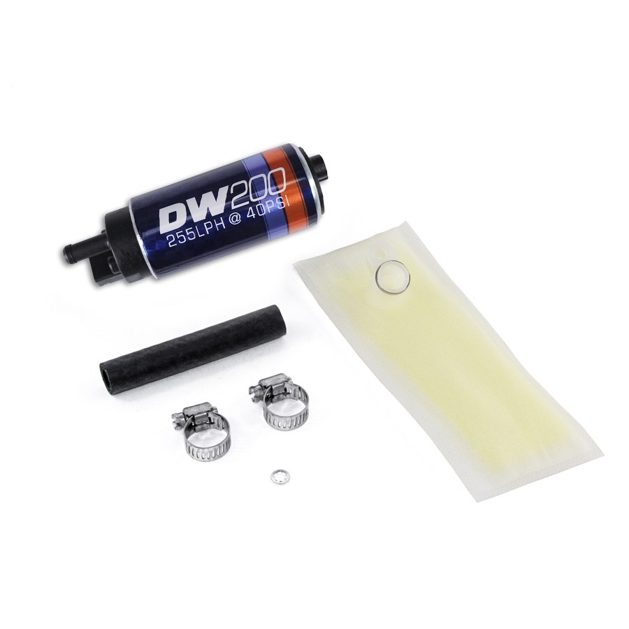 Deatschwerks Fuel Pump Electric, DW200 Series, 13.5 Volt IN-Tank, Ethanol Based Fuels, 100 PSI Maximum Pressure, 255 Lph Flow Rate – 9-201-0846