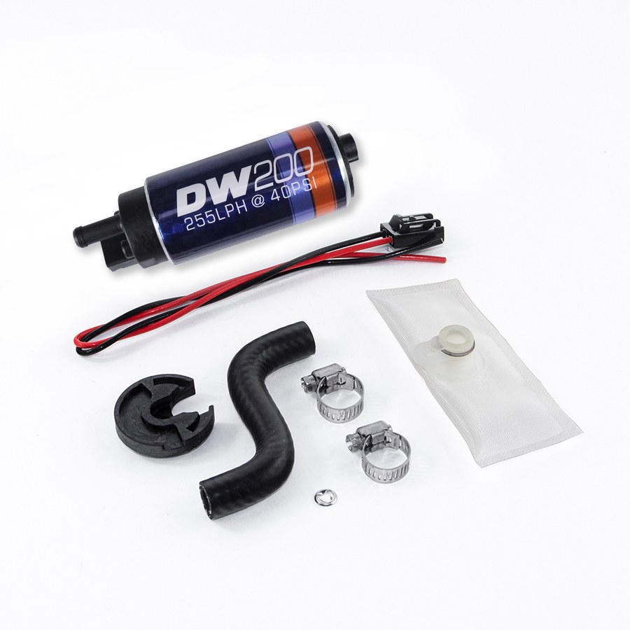 Deatschwerks Fuel Pump Electric, DW200 Series, 13.5 Volt IN-Tank, Ethanol Based Fuels, 100 PSI Maximum Pressure, 255 Lph Flow Rate – 9-201-1014