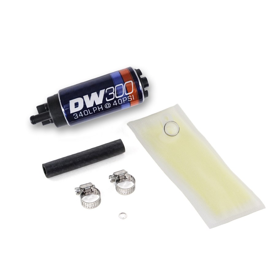 Deatschwerks Fuel Pump Electric, DW300 Series, 13.5 Volt IN-Tank, Ethanol Based Fuels, 100 PSI Maximum Pressure, 340 Lph Flow Rate – 9-301-0846