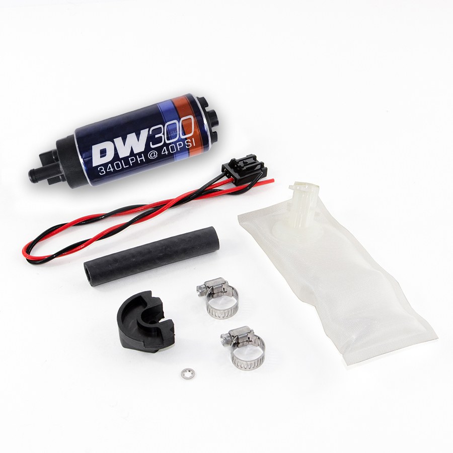 Deatschwerks Fuel Pump Electric, DW300 Series, 13.5 Volt IN-Tank, Ethanol Based Fuels, 100 PSI Maximum Pressure, 340 Lph Flow Rate – 9-301-1024