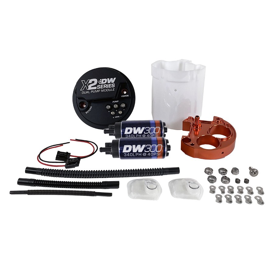 Deatschwerks Fuel Pump Electric, Dw X2 Series, 13.5 Volt IN-Tank, Ethanol Based Fuels, 100 PSI Maximum Pressure, 340 Lph Flow Rate – 9-301-7050