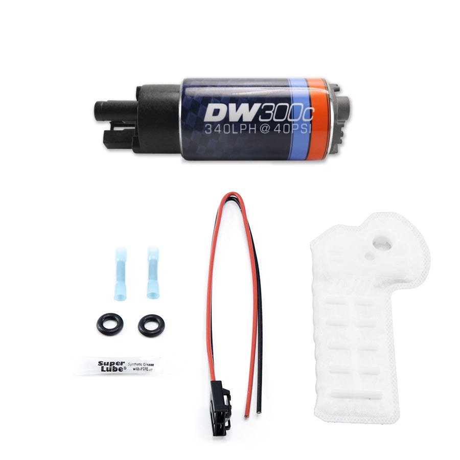 Deatschwerks Fuel Pump Electric, DW300C Series, 13.5 Volt IN-Tank, Ethanol Based Fuels, 100 PSI Maximum Pressure, 340 Lph Flow Rate – 9-307-1059