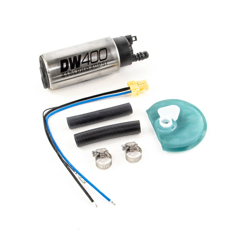 Deatschwerks Fuel Pump Electric, DW400 Series, 13.5 Volt IN-Tank, Ethanol Based Fuels, 120 PSI Maximum Pressure, 415 Lph Flow Rate – 9-401-1001