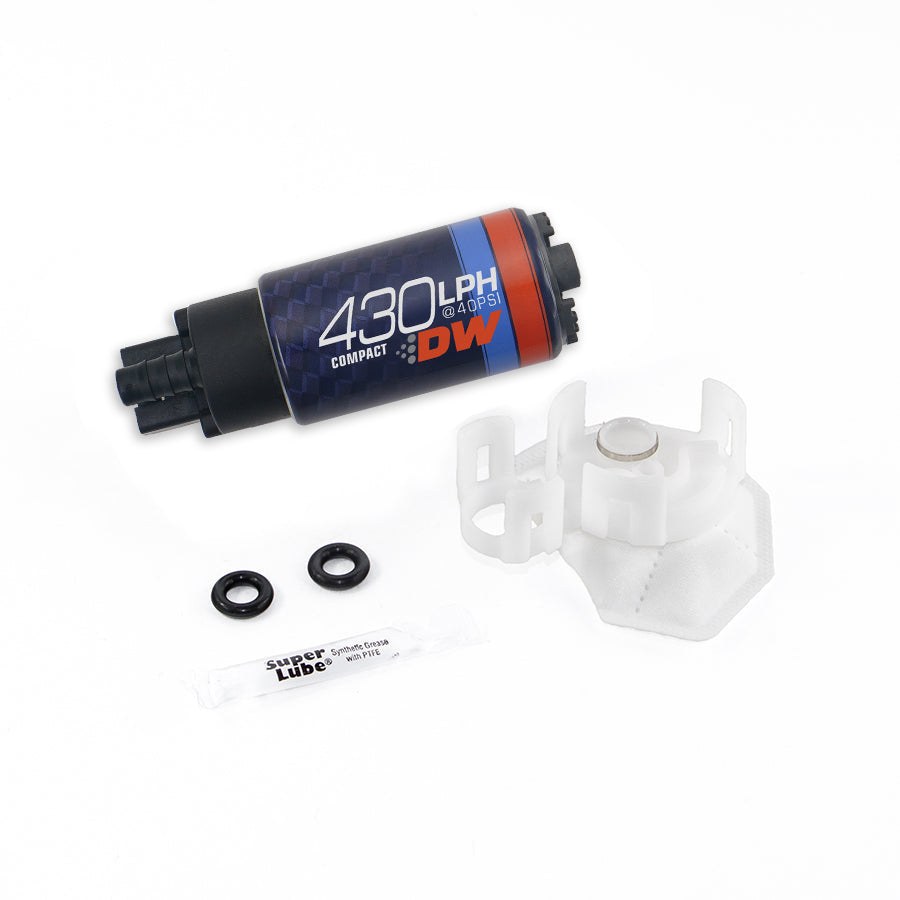 Deatschwerks Fuel Pump Electric, DW430C Series, 13.5 Volt IN-Tank, 110 PSI Maximum Pressure, 430 Lph Flow Rate – 9-437-1026