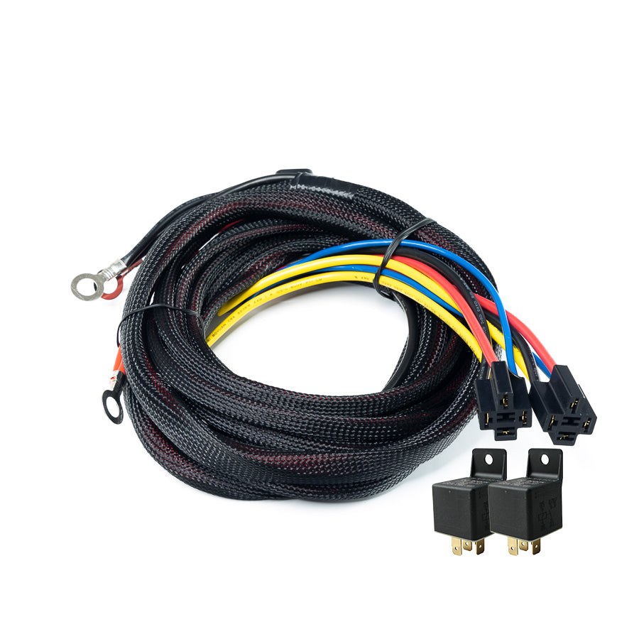 Deatschwerks Fuel Pump Wiring Harness, Dual Pump Universal Kit to Hardwire Fuel Pump to Battery – FPHWK-10-DP