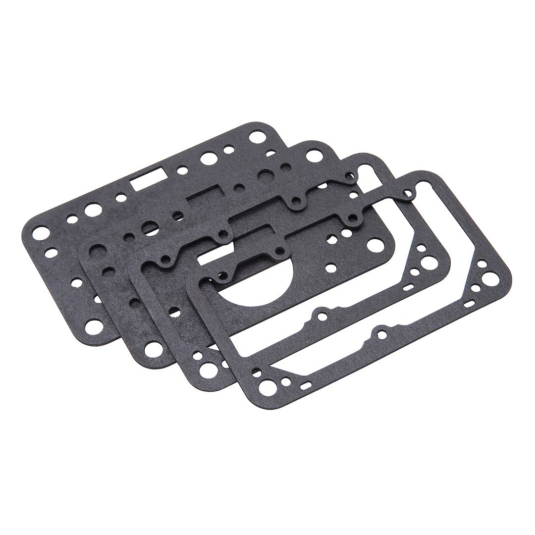 Edelbrock Carburetor Gasket Kit, For Use with 2300/ 4150/ 4160/ 4165 Style Carburetors, With 2 Metering Block/ 2 Fuel Bowl Gaskets – 12370