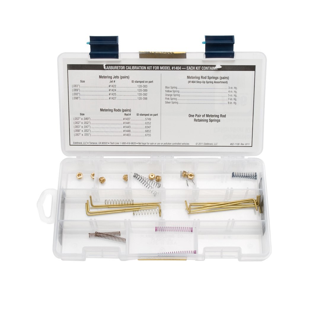 Edelbrock Carburetor Tuning Kit, Edelbrock Performer Series Carburetor P/N 1403, 1404, 1801, 1802, 1803, 1804 – 1486